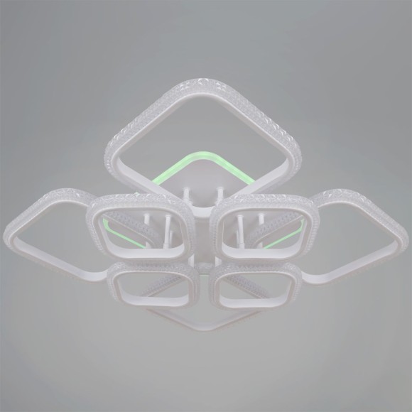 Потолочная люстра с пультом управления Reluce 06335-0.3-4+4A WH (RGB)