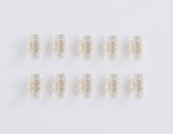 Соединитель прямой Ambrella Light Illumination COB CCT 12/24V для лент 8mm (3 конт.) (10шт. в комплекте) GS6366