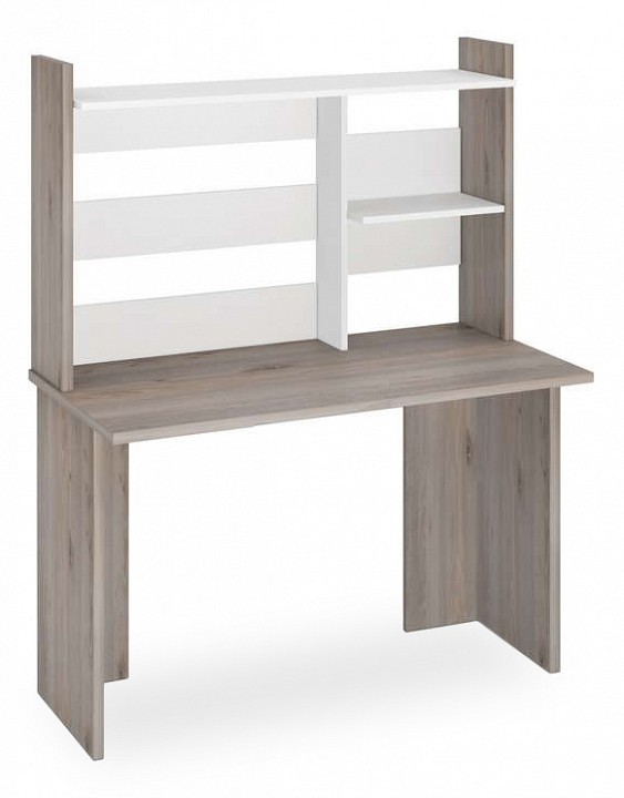 Стол компьютерный Домино Лайт СКЛ-Прям120+НКЛ120 MER_SKL-Pryam120_bez_tumby-NKL-120_NBE