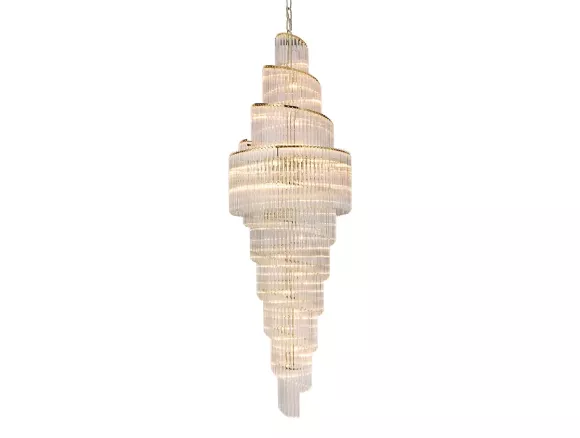 Подвесная люстра Newport 8954/C gold М0069915, Золото, Прозрачный, Металл Подвесная люстра Newport 8954/C gold М0069915, Золото, Прозрачный, Металл