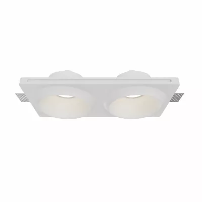 Встраиваемый светильник Maytoni Gyps Modern DL124-GU10-02-TRS-W