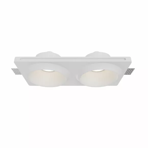 Встраиваемый светильник Maytoni Gyps Modern DL124-GU10-02-TRS-W Встраиваемый светильник Maytoni Gyps Modern DL124-GU10-02-TRS-W