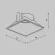 Рамка-отражатель Maytoni Downlight Ring8-10W-SQ-BS, вид снизу