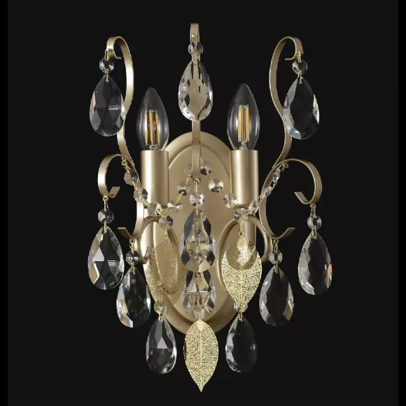 Бра Crystal Lux ESMIRALDA AP2 GOLD Бра Crystal Lux ESMIRALDA AP2 GOLD