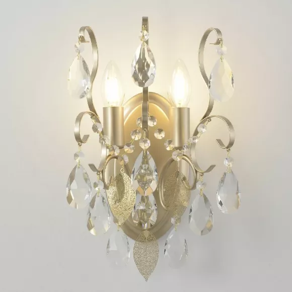 Бра Crystal Lux ESMIRALDA AP2 GOLD Бра Crystal Lux ESMIRALDA AP2 GOLD