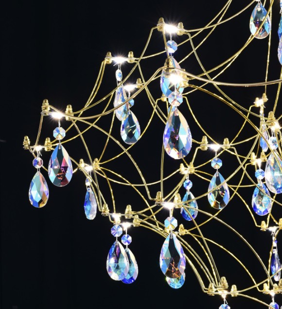 Подвесная люстра с пультом управления Myfar Allegria MR2642-66P-50CD