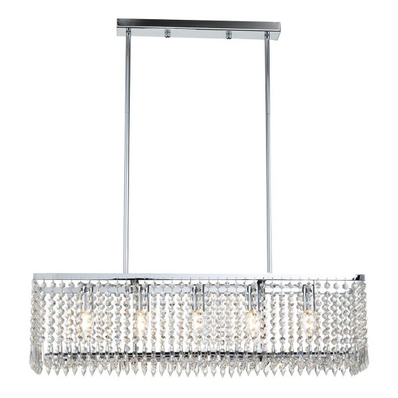 Люстра на штанге Indigo Sfarzo 12005/5RL Chrome V000280