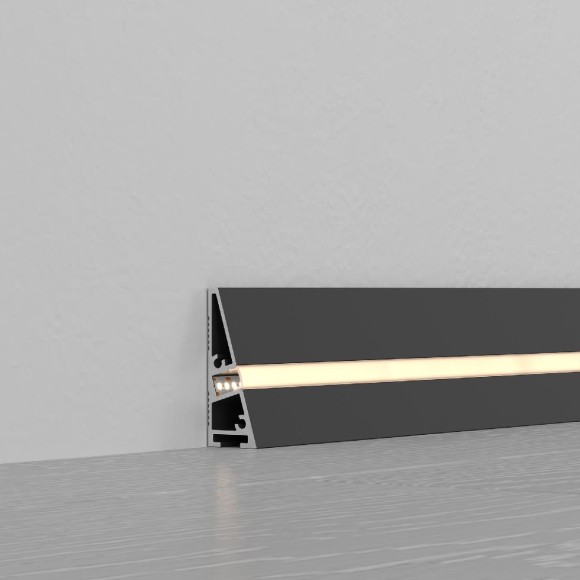 Алюминиевый профиль Arlight PLINTUS-H40-2000 BLACK 052398