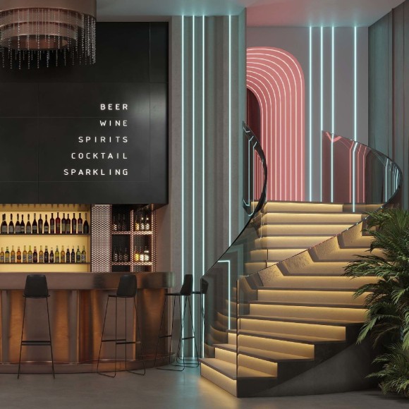 Светодиодная лента Arlight RT-A120-8mm 24V Violet (9.6 W/m, IP20, 2835, 5m) 043384