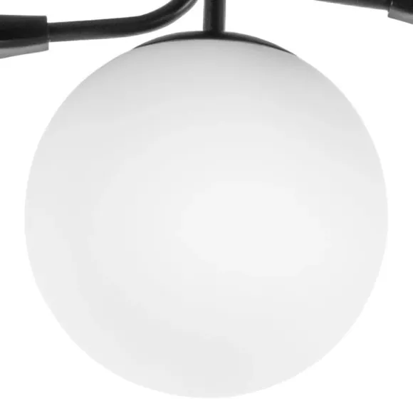 Потолочная люстра Lightstar Croco 815557, Черный, Белый, Металл, вид снизу Потолочная люстра Lightstar Croco 815557, Черный, Белый, Металл, вид снизу