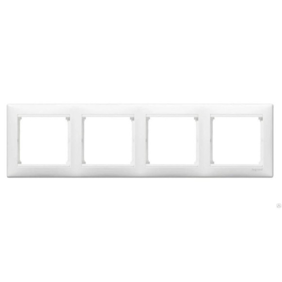 Рамка 4-постовая Legrand Valena белая 774454