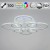 Потолочная светодиодная люстра с пультом управления Reluce 09812-3.3-4+4A WH (RGB)