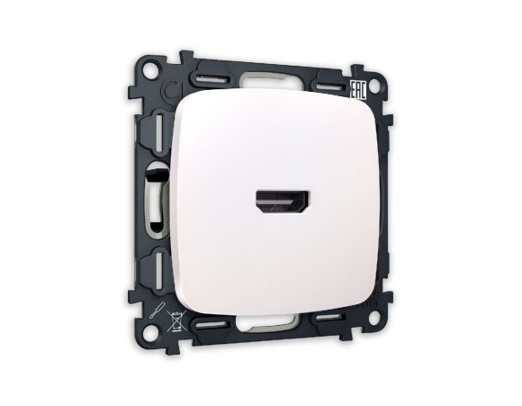 Комплект механизма розетки HDMI 2.0 40V/500mA 2.0GHz 5-18Gbit/s Ambrella Volt Omega MO214010