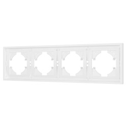 Рамка пластиковая на 4 поста Arlight FRM-TENDO-PL-4-WH 053847
