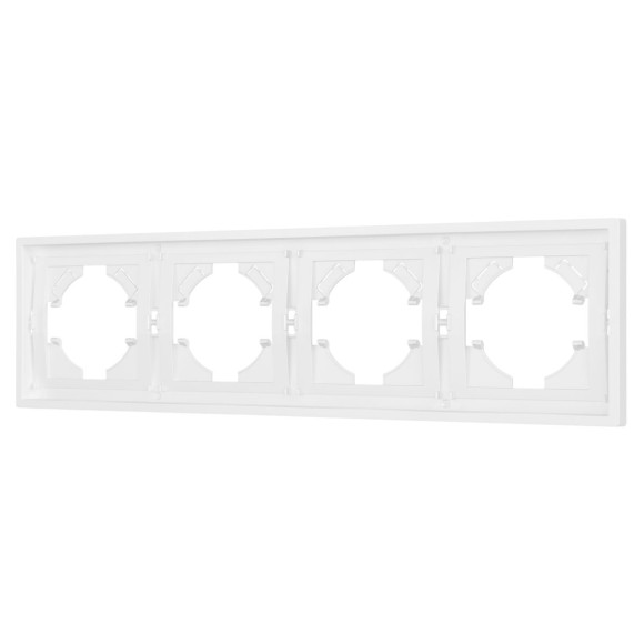 Рамка пластиковая на 4 поста Arlight FRM-TENDO-PL-4-WH 053847