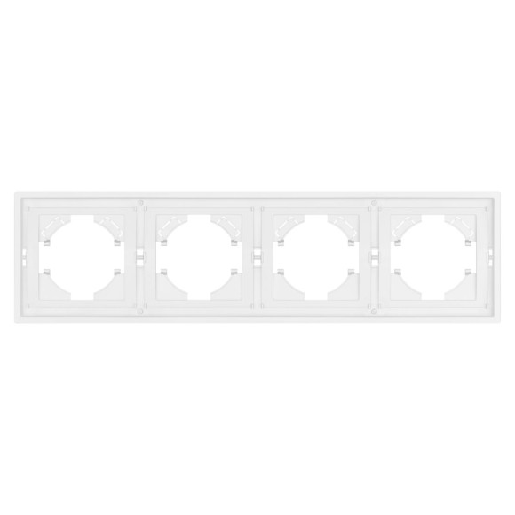 Рамка пластиковая на 4 поста Arlight FRM-TENDO-PL-4-WH 053847