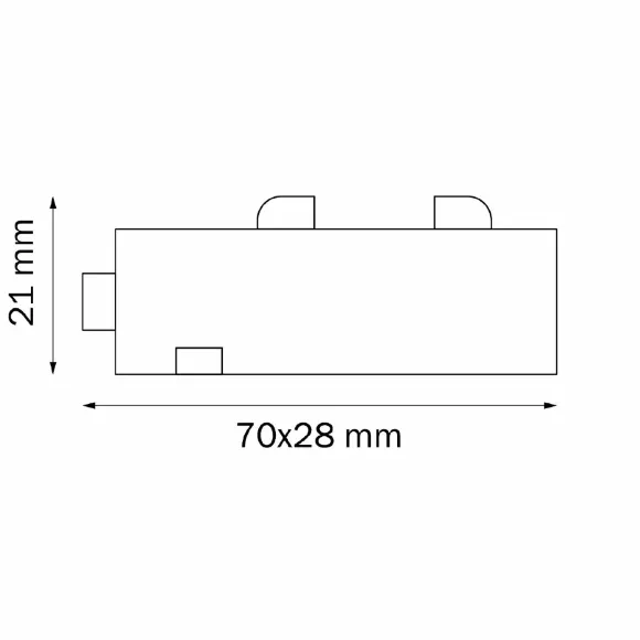 Соединитель трековый однофазный Lightstar Teta 505106 Соединитель трековый однофазный Lightstar Teta 505106