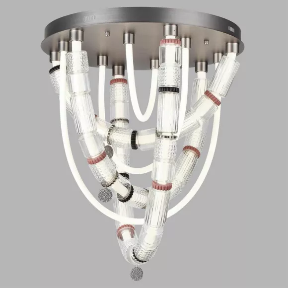 Потолочная люстра Odeon Light L-Vision Collier 5456/80CL, 4000, Нейтральный белый Потолочная люстра Odeon Light L-Vision Collier 5456/80CL, 4000, Нейтральный белый