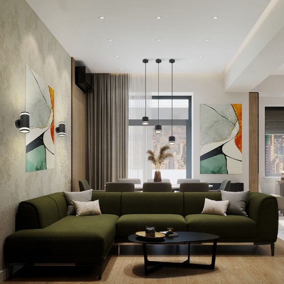 Спот Feron Olympus 48682, GX53, 12W, черный