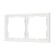 Рамка пластиковая Arlight FRM-NOBE-SFPL-2-WH 054215