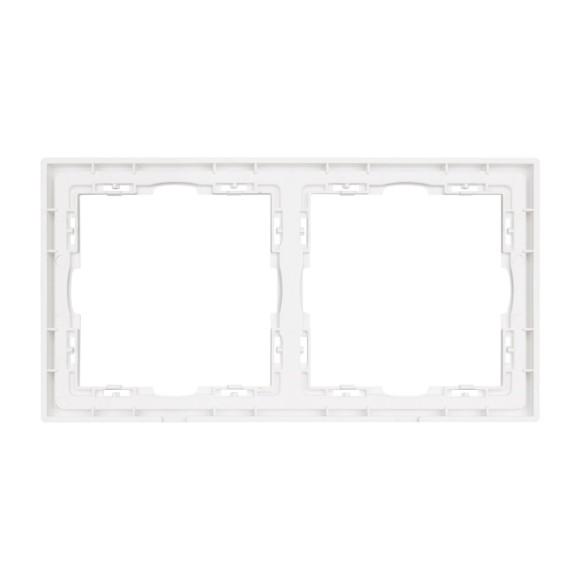 Рамка пластиковая Arlight FRM-NOBE-SFPL-2-WH 054215