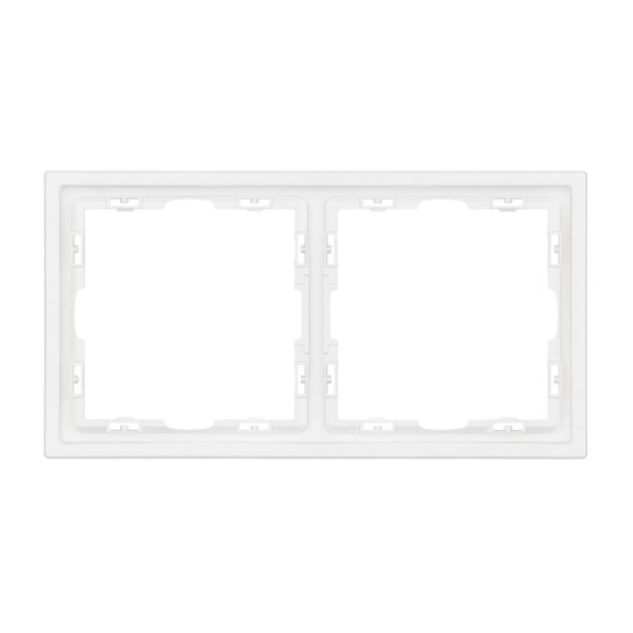 Рамка пластиковая Arlight FRM-NOBE-SFPL-2-WH 054215