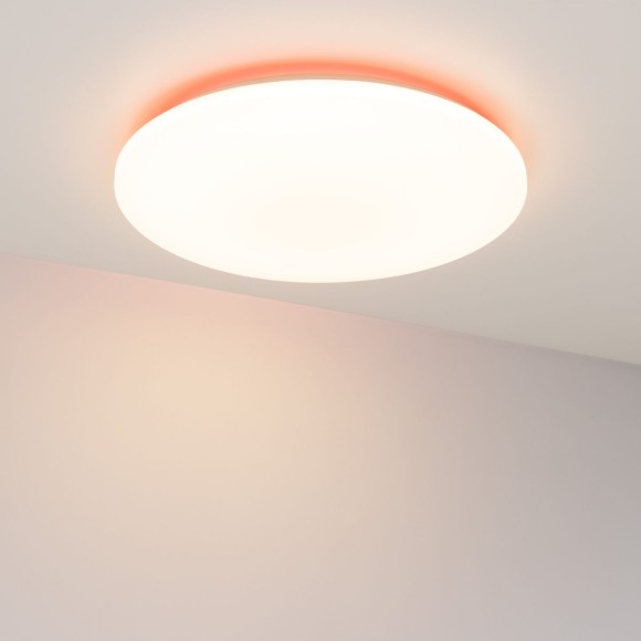 Потолочный светильник Arlight SP-FAVOR-R600-50W Day4000-MIX-RGB (WH, 100 deg, 230V, Tuya Zigbee) (IP54 Пластик) 057444