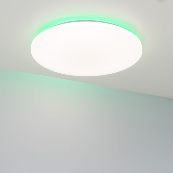 Потолочный светильник Arlight SP-FAVOR-R600-50W Day4000-MIX-RGB (WH, 100 deg, 230V, Tuya Zigbee) (IP54 Пластик) 057444