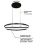 Подвесная люстра с пультом управления Natali Kovaltseva HIGH-TECH LED LAMPS HIGH-TECH LED LAMPS 82048