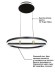 Подвесная люстра с пультом управления Natali Kovaltseva HIGH-TECH LED LAMPS HIGH-TECH LED LAMPS 82048