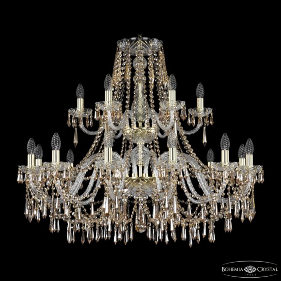 Подвесная люстра Bohemia Ivele Crystal 1403/12+6/360/2d G R721