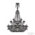 Подвесная люстра Bohemia Ivele Crystal 1409/16+8+4/400/XL-164/2d Ni M731