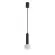 Подвесной светильник iLedex Delta 2362-1 BK+WH, Черный, Белый, Алюминий