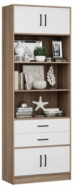 Стеллаж комбинированный Либерти-51-128 MAS_Liberti-51-DS-BT-128