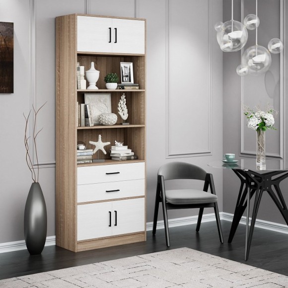 Стеллаж комбинированный Либерти-51-128 MAS_Liberti-51-DS-BT-128