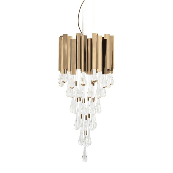 Подвесная люстра Delight Collection Trump KM0988P-8 gold