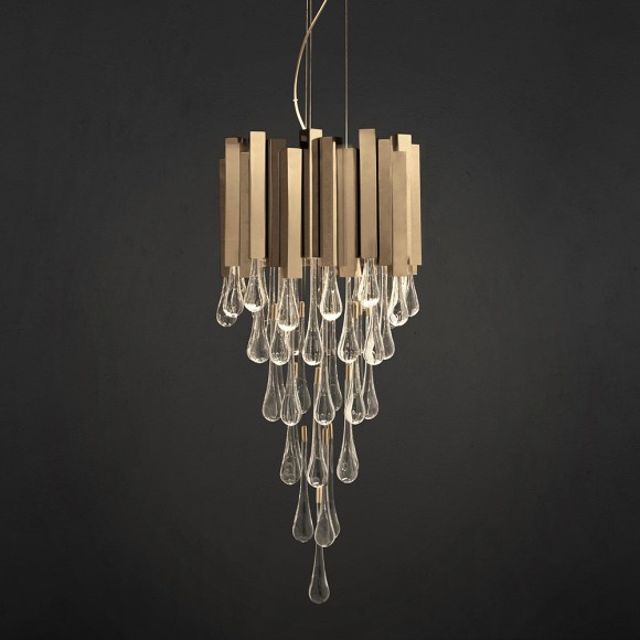 Подвесная люстра Delight Collection Trump KM0988P-8 gold