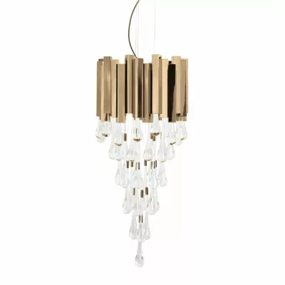 Подвесная люстра Delight Collection Trump KM0988P-8 gold
