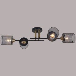 Потолочная люстра Reluce 38460-0.3-04 BK+COPPER