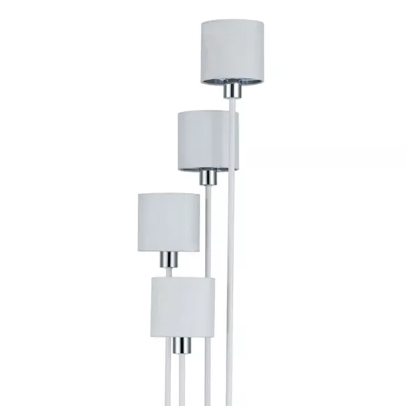 Торшер Escada Denver 1109/4 White/Silver, Модерн, Белый Торшер Escada Denver 1109/4 White/Silver, Модерн, Белый