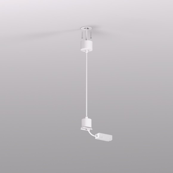 Подвод питания для подвесного монтажа трека Denkirs Smart Base TR2124-WH