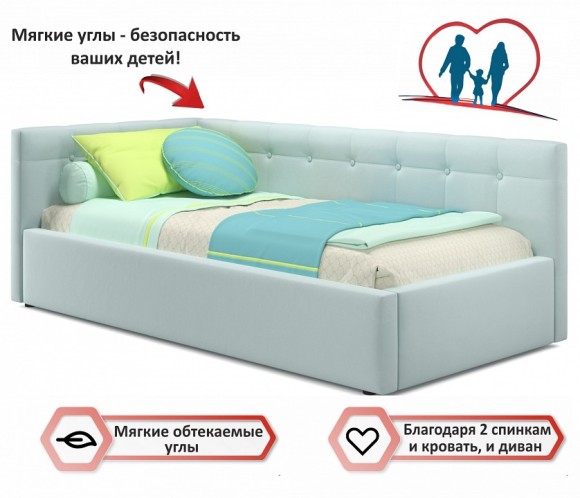 Кровать односпальная Bonna с матрасом Promo B Cocos 2000x900 NMB_TE-00003386