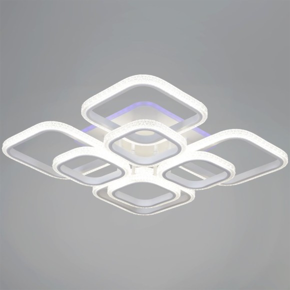 Потолочная люстра с пультом управления Reluce 06335-0.3-4+4B WH (RGB)