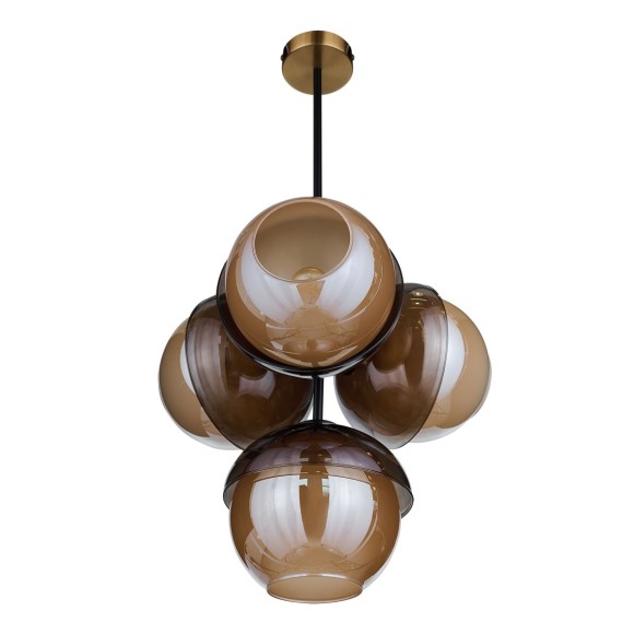 Люстра на штанге 33 Идеи CHN800L.04.17BL.ASB-M14AM