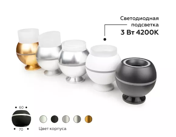 Насадка передняя Ambrella Light DIY Spot N7175, Белый Насадка передняя Ambrella Light DIY Spot N7175, Белый