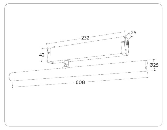 Трековый магнитный светильник Ambrella Light Magnetic 220V GL1361