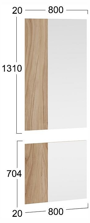 Зеркало настенное ТД-100.08.02-01 TRI_248690