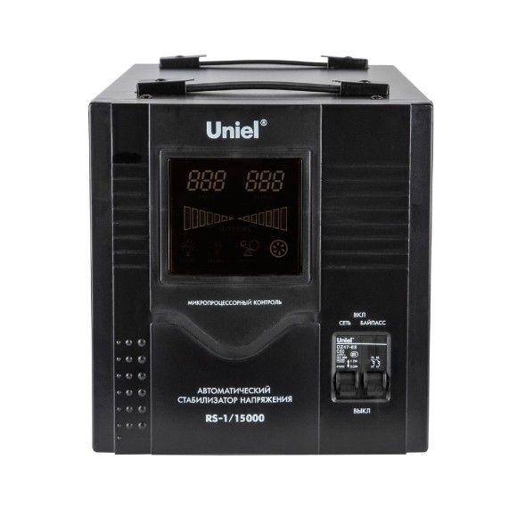 Стабилизатор релейный однофазный Uniel RS-1/15000 03116