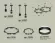 Комплект подвесного светильника Ambrella Light Techno Ring XR92221005 (A9222, A9227, C9238, C9232, N8462)