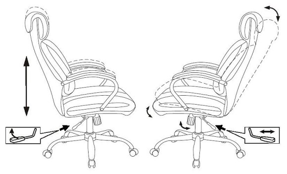 Кресло для руководителя Бюрократ T-9904NSL BUR_1473230